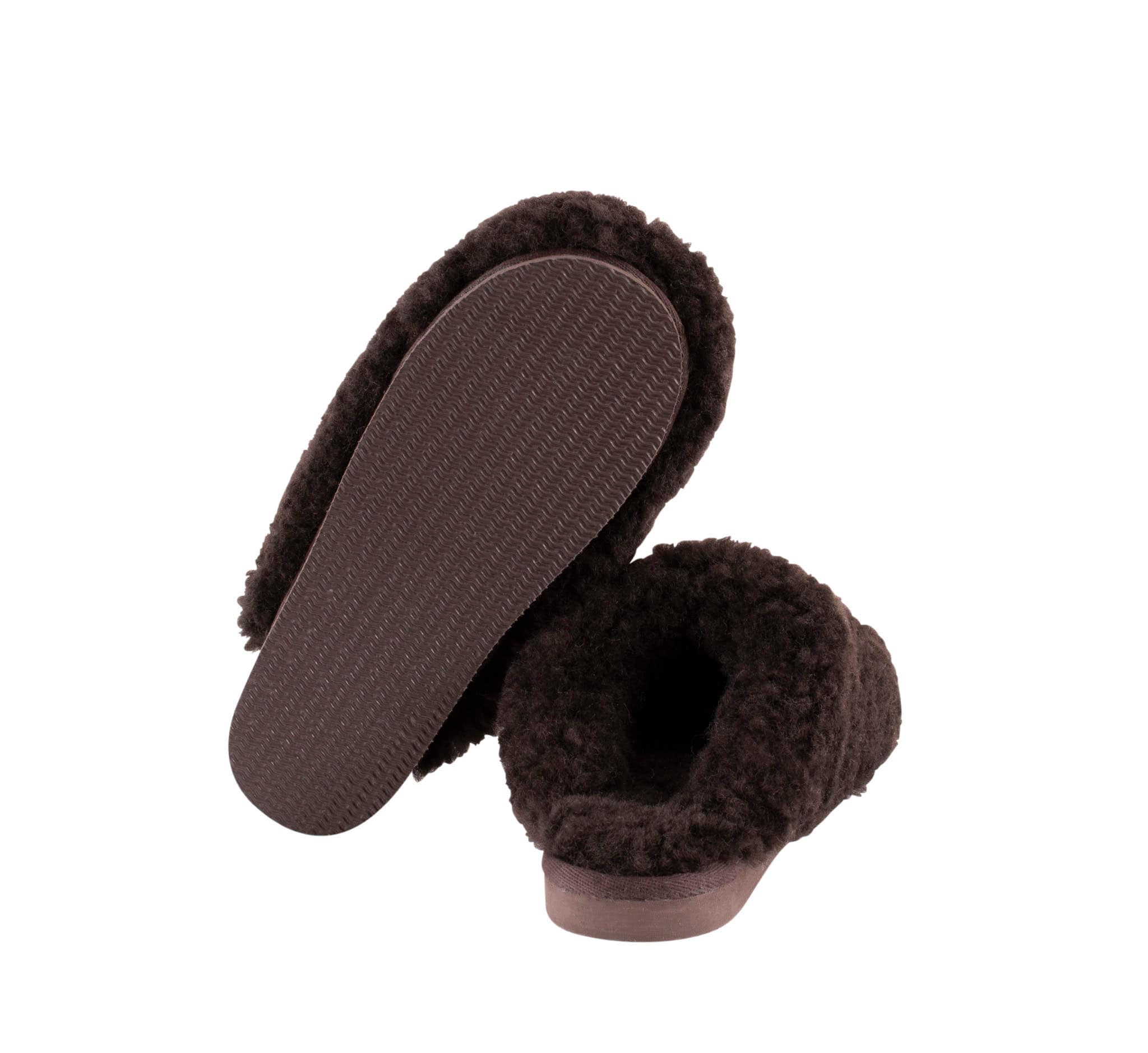 Shepherd Jenny are a pair of soft and warm slip-on sheepskin slippers