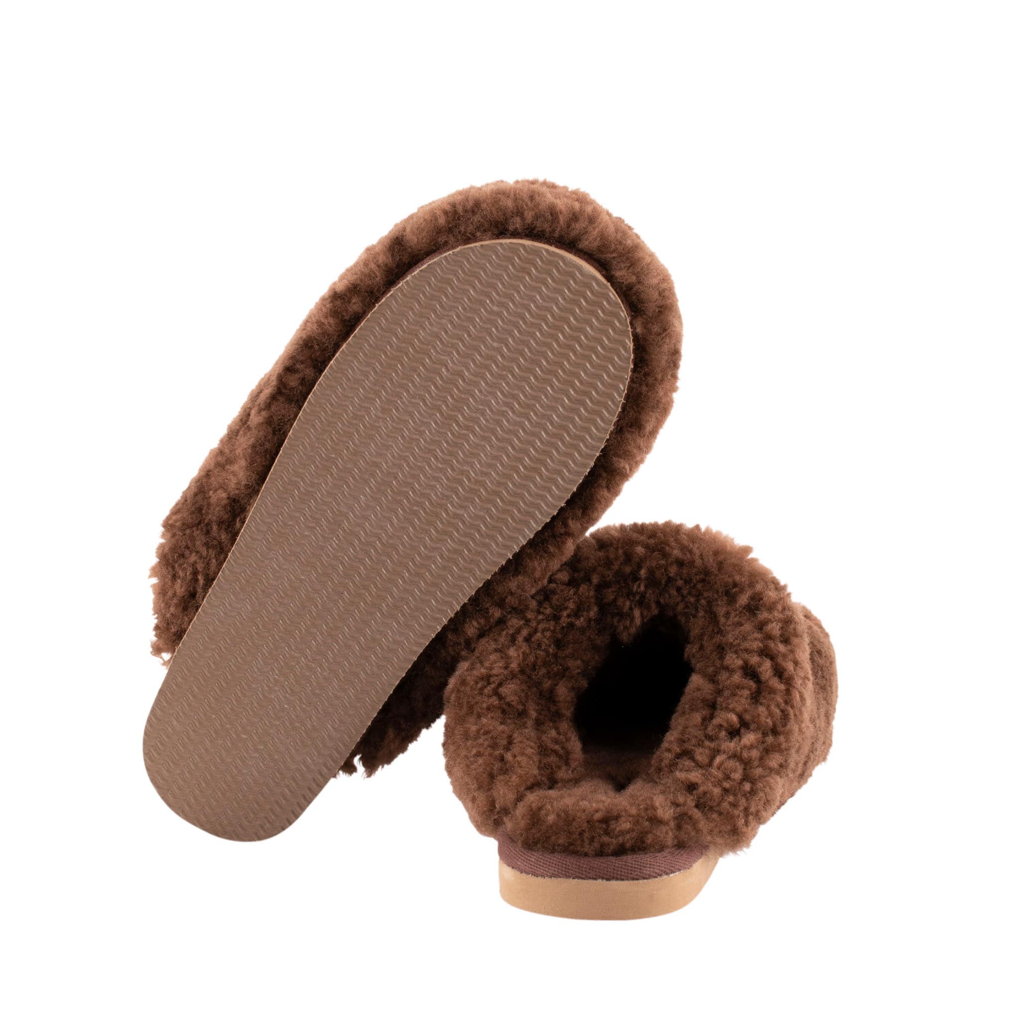 Shepherd Jenny are a pair of soft and warm slip-on sheepskin slippers