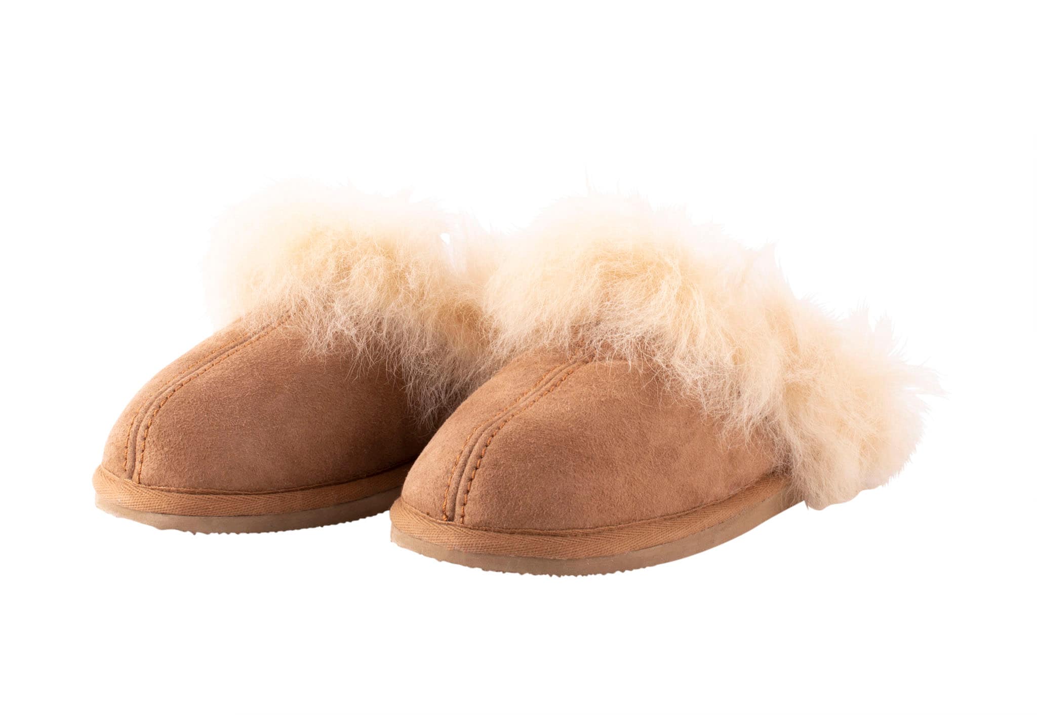 Shepherd Evelina. Is a pair of slip-in slippers in sheepskin.