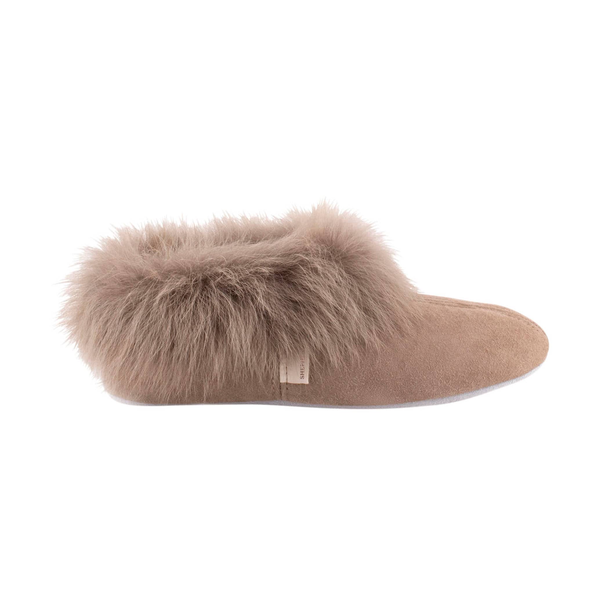 Soft sheepskin slippers clearance