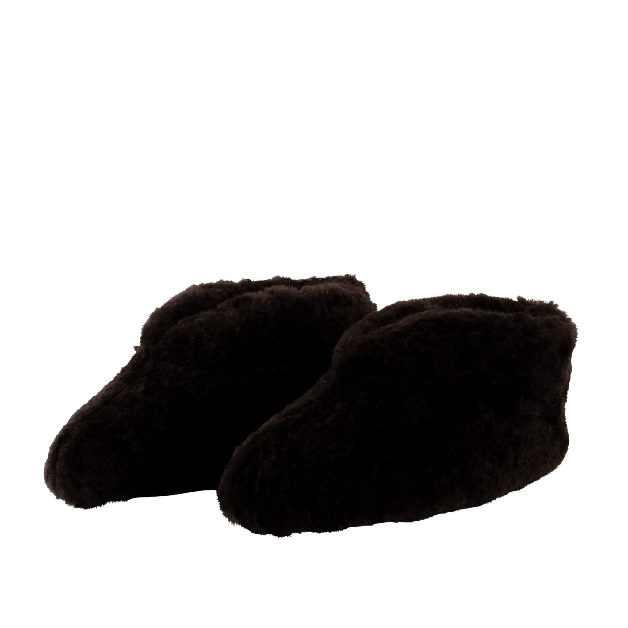 Shepherd Ulla are a pair of soft ankel high sheepskin slippers.