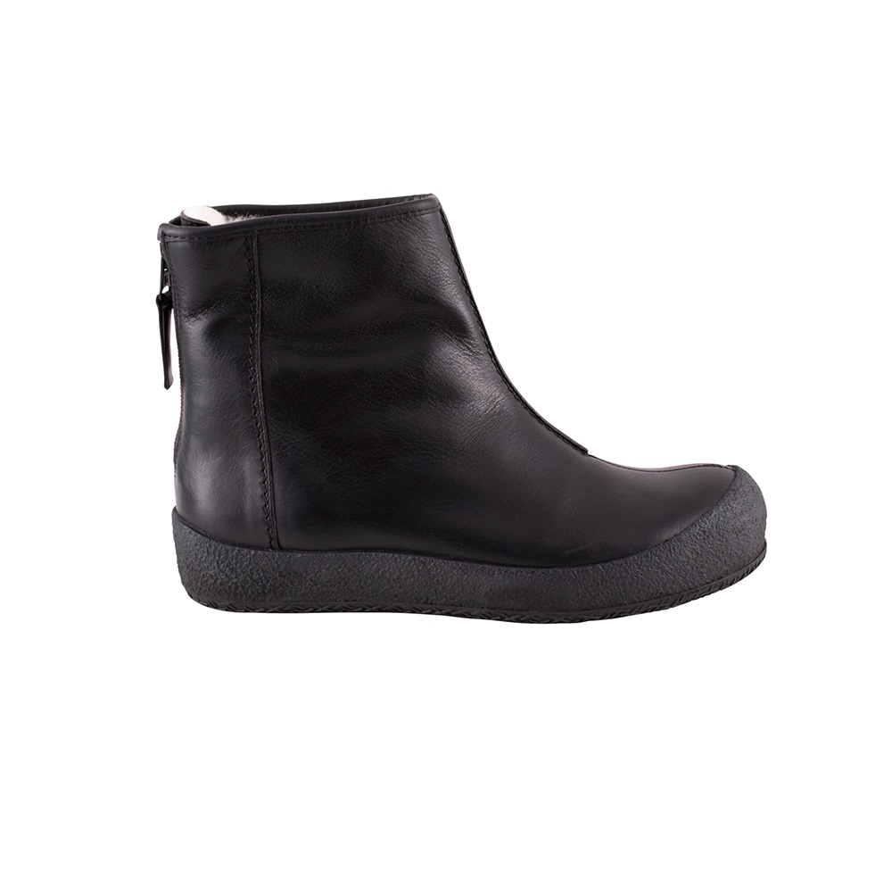 Sheepskin lined leather sales boots