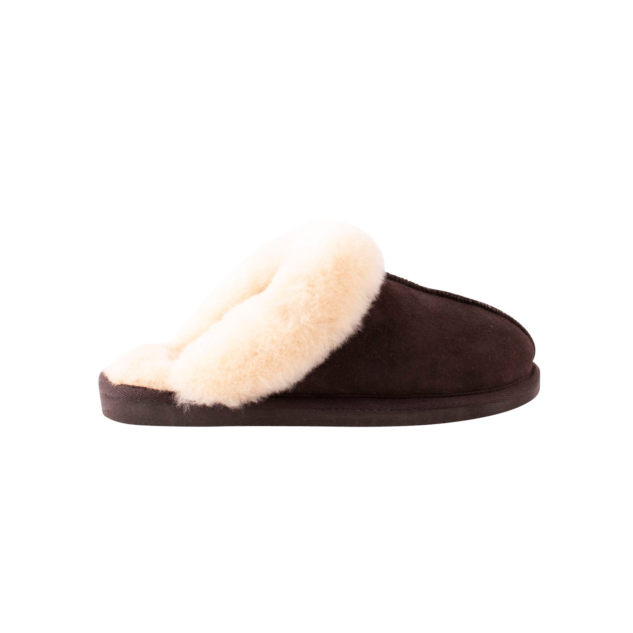 Shepherd Jenny sheepskin slippers for women.