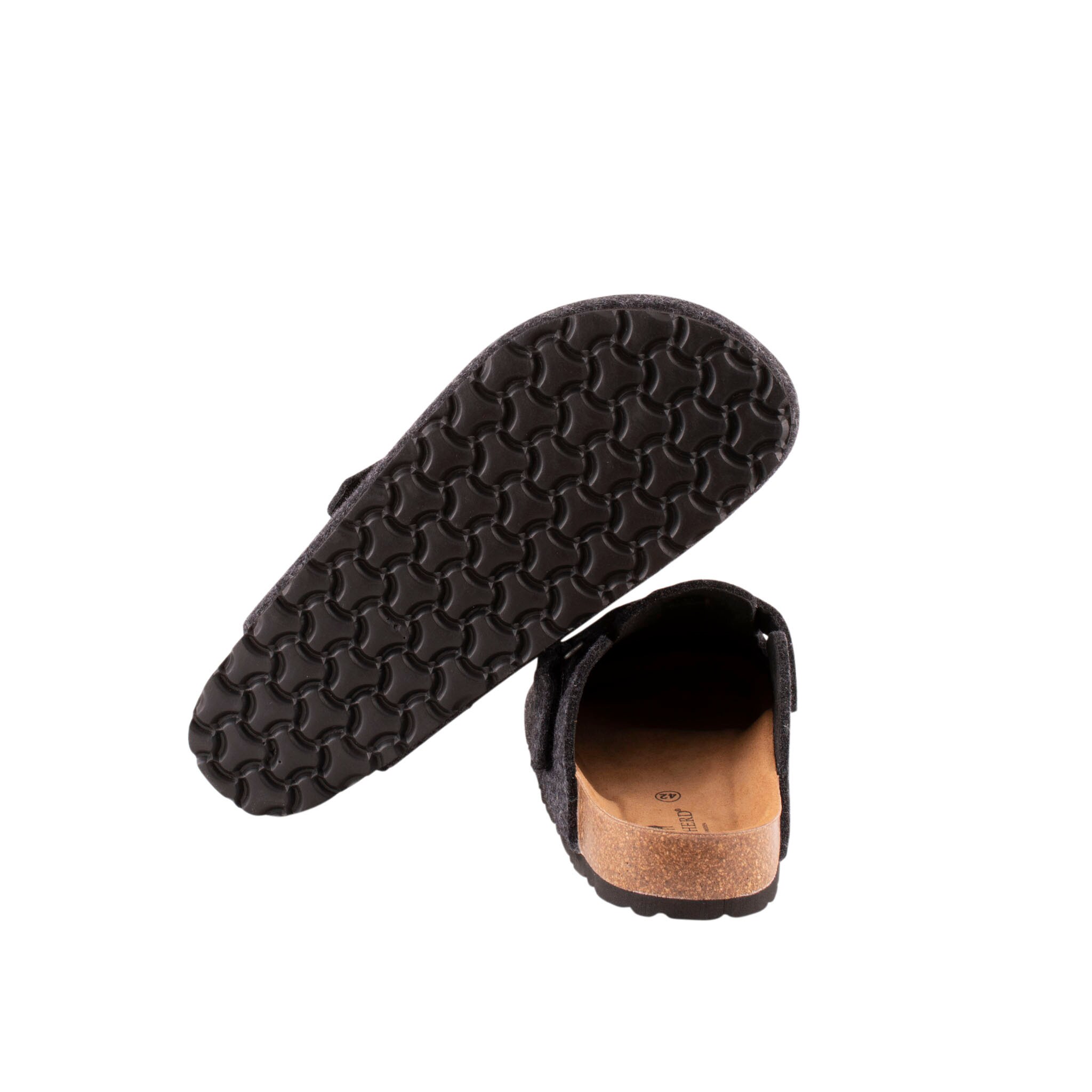 Shepherd Svante - Slip-in slippers with adjustable strap.