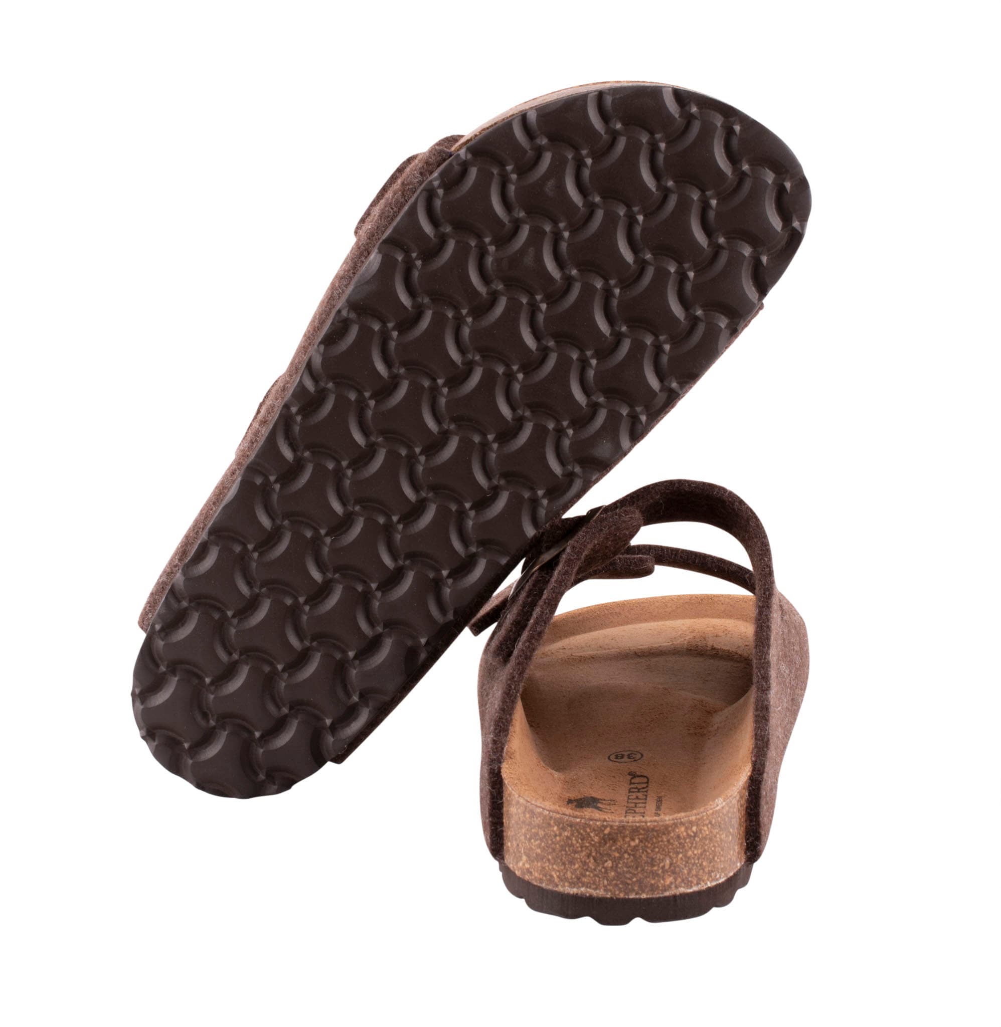 Shepherd Mikael wool sandals for men.