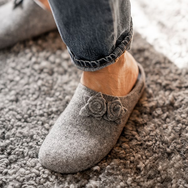 Liselott wool slippers